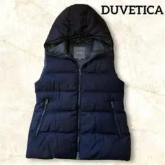DUVETICA レディースダウン ネイビー サイズ42 デュベティカ ダウンコート/ダウンジャケット アウター