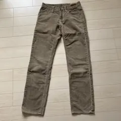 コーデュロイ　パンツ　ベージュ