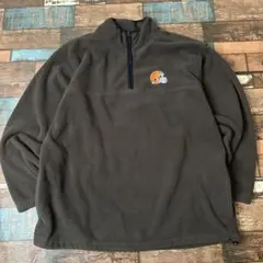 ビンテージ　古着　NFL ブラウンズ　刺繍ロゴ　フリースジャケット　XL