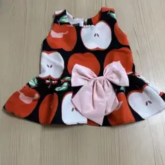 アモリコ　リンゴ柄 ワンピース XS 80cm