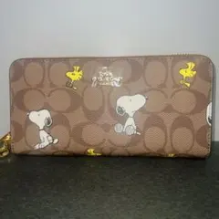 COACH スヌーピー 長財布
