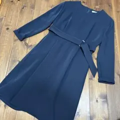 セレモニー　ワンピース　ダークブルー　ネイビー