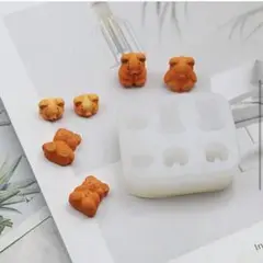 ふとっちょのクマさん　シリコンモールド