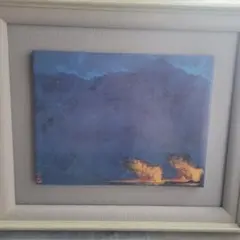 真作保証 龍駿介 山岳風景 油彩10号 - メルカリ