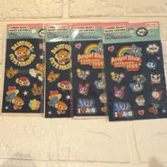 デニムファブリックステッカー2種類4点セット　新品　未開封品