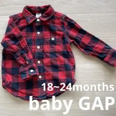 baby GAPチェックシャツ
