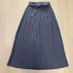 【BEAMS HEART】フレアスカートSサイズ　グレー　ビームスハート