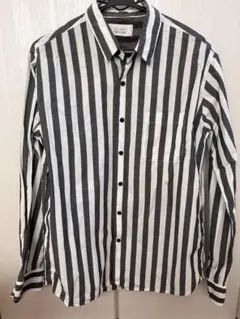 BROWNY シャツ ストライプ メンズ Lサイズ