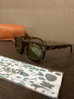 未使用 LESCA LUNETIER OGRE XL sunglasses 鼈甲 - メルカリ