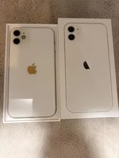 Apple iPhone 11 ホワイト 本体と箱のみのセット