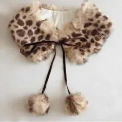 INGNI レオパード柄ファーつけ襟