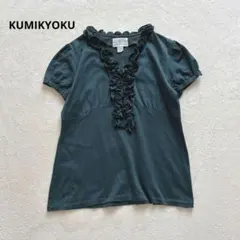 組曲　フリルTシャツ　半袖カットソー　オンワード樫山 M相当　ブラウスライクのサムネイル