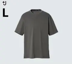 ユニクロ +J スーピマコットンリラックスフィットクルーT オリーブ L