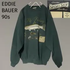 Eddie Bauer エディーバウアー 黒タグ フィッシング スウェット
