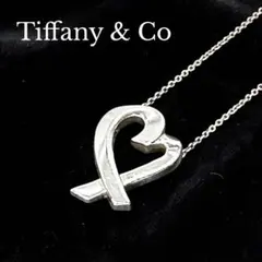 【美品】ティファニー　ラヴィングハート　ネックレス　シルバー　Tiffanyのサムネイル