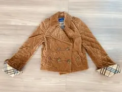 バーバリーブルーレーベル キルティングジャケットコート　36 S