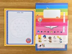 ​【希少】アフロ犬 レターセット 平成レトロ サンエックス 当時物