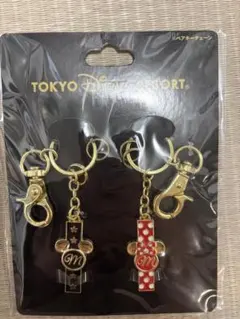 東京ディズニーリゾート ミッキー ミニー キーホルダー 2個セット