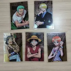 ONE PIECE Cool Gold Card 森永ウエハース 6枚セット - メルカリ