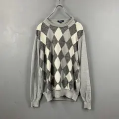 アーガイル ニット