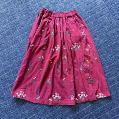 PINK HOUSE 花柄刺繍 フレアスカートのサムネイル