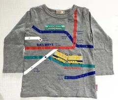 ミキハウス　長袖カットソー　90cm  電車