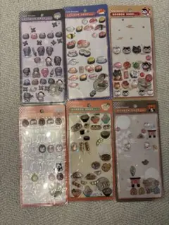 ボンボンドロップシール　和柄　6点　おすそ分け