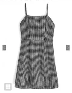 【新品タグ付き】GRL 千鳥格子キャミワンピース