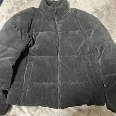 ダウンジャケット コーデュロイ