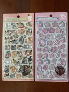 和柄（新柄）ボンボンドロップシール 2種セット