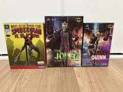 ハーレイクイン ジョーカー スパイダーマンフィギュア　3個セット
