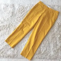 ⭐️ensuite エンスウィート センタープレスパンツ 黄色 M 2 スラックスのサムネイル