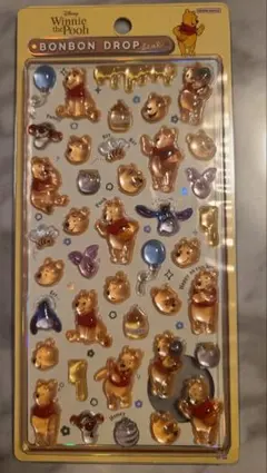ボンボンドロップシール/プーさん