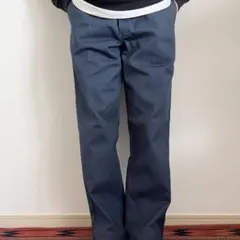 USA企画 Dickies 874 ワークパンツ ネイビー センタープレス 36