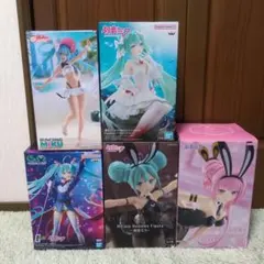 初音ミク（巡音ルカ含む） フィギュア5体セット