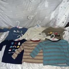 長袖Tシャツ 7点セット 80cm 綿100