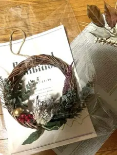 ナチュラルフラワーリース