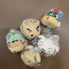 クレヨンしんちゃん　マスコットキャップチャーム　5個セット　コンプ