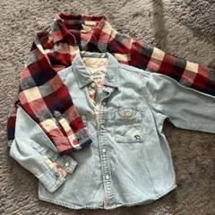 Arnold Palmer 他 チェック柄シャツ2枚セット