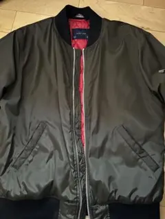 ZARA MAN BASIC MA-1ジャケット オリーブグリーン