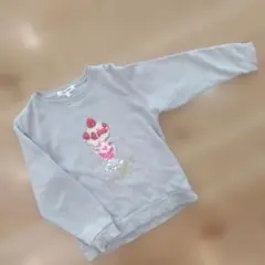 GLOBAL WORK パフェ スパンコールトレーナー 120cm