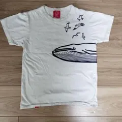 オジコ OJICO クジラと飛行機　半袖 Tシャツ 12A 140のサムネイル