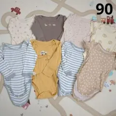 ベビー服　インナーシャツ　肌着　長袖　半袖　下着　子供服　90