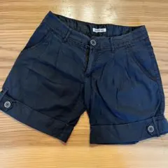 【クレドソル/CLEF DE SOL】ショートパンツ 黒 Mサイズ