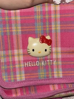 ハローキティ チェック 子供 ショルダーバック