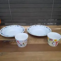スヌーピー 皿 デザートカップ 2セット