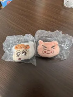 クレヨンしんちゃん ぬいぐるみクリップ 2個セット