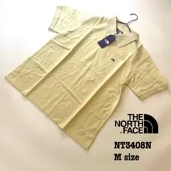 【新品】M ノースフェイス パープルレーベル ポロシャツ モスステッチ クリーム
