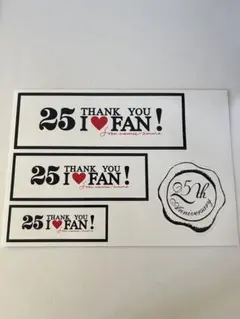 5月末までに処分】安室奈美恵25 THANK YOU FAN! ステッカー - メルカリ