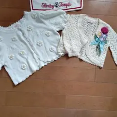 美品【シャーリーテンプル】ボレロ カーディガンのみ100～110cm